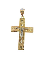  14kt Yellow Gold Crucifix 