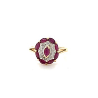  14kt Yellow Gold & Ruby Ring