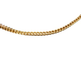  10kt Yellow Gold Diamond Cut Franco Chain