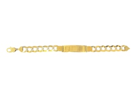  14kt Yellow Gold Name-Bar Bracelet