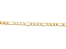 14kt Yellow Gold Figaro Bracelet