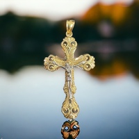  14kt Yellow Gold Crucifix Pendant
