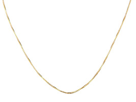  14kt Yellow Gold Box Link Chain