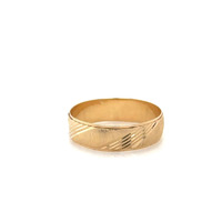  14kt Yellow Gold Fancy Band