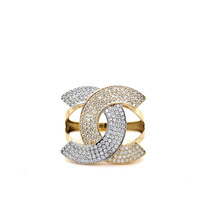  14kt Yellow Gold CC Style Ring
