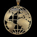  10kt Yellow Gold Globe Pendant