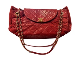 Chanel Iridescent Chic Accordion Bag Red