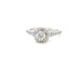  .85ctw 14kt White Gold Natural Diamond Engagement Ring