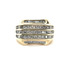  1ctw Yellow Gold Men's Natural Diamond Ring