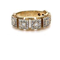  14kt Yellow Gold 0.20ctw Natural Diamond Ring