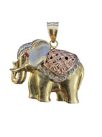  14kt Yellow Gold Elephant Charm