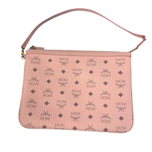 MCM Visetos Coated Canvas Clutch