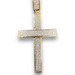  14kt Luxurman Natural Diamond Cross Pendant