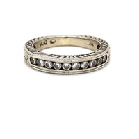  14kt White Gold 0.65ctw Diamond Band