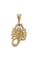  10kt Yellow Gold Scorpion Pendant