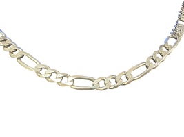  29" Sterling Silver Figaro Chain