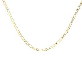  14kt Yellow Gold Figaro Chain 22"