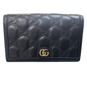 Gucci Matelassé Chain Wallet